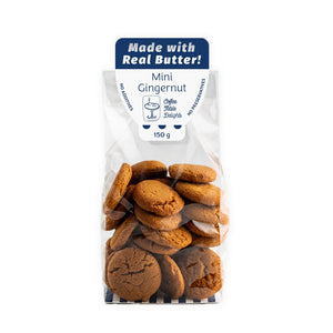Coffee Table Delights Mini Gingernut Cookies 150g