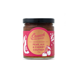 Crunch Preserves Christmas Pear, Ale & Cherry Chutney 210g