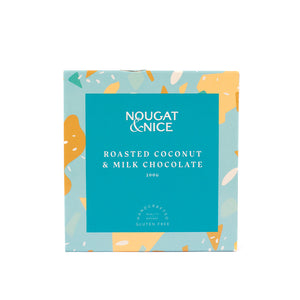 Nougat & Nice - Roasted Coconut & Milk Choc Nougat Box 200g