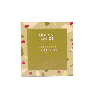 Nougat & Nice - Cranberry & Pistachio Nougat Box 200g