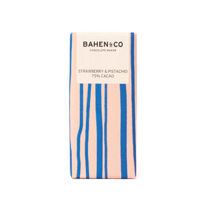Bahen & Co Chocolate Maker - Strawberry & Pistachio 75g