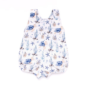 Ollie & Harper Lycra Romper Dreaming Turtle